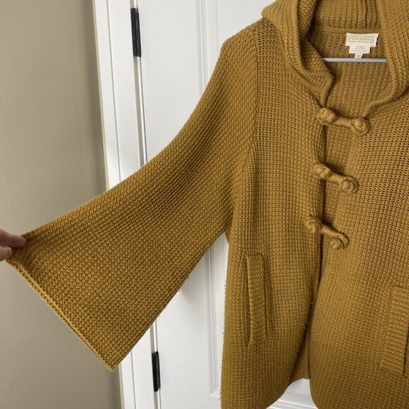 Leroys & Perry by Lutz & Patmos Wool Toggle Knit Cardigan Hoodie M - Picture 3 of 8